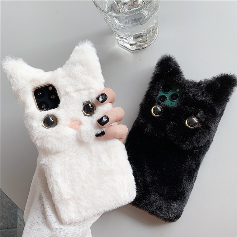 3D Cute Cartoon Cat Furry Plus - Apple Iphone 15 Pro Max 评论和价格