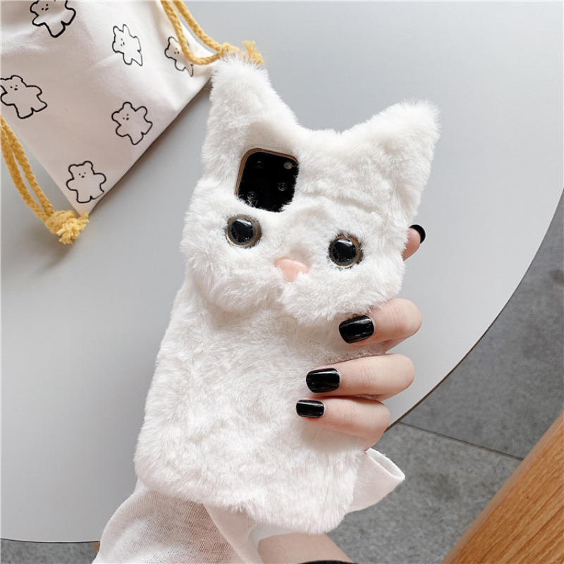 3D Cute Cartoon Cat Furry Plus - Apple Iphone 15 Pro Max 评论和价格