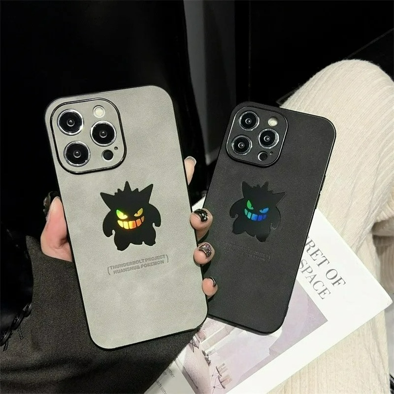 Cartoon Anime Gengar Leather T - Apple Iphone 15 Pro Max 评论和价格