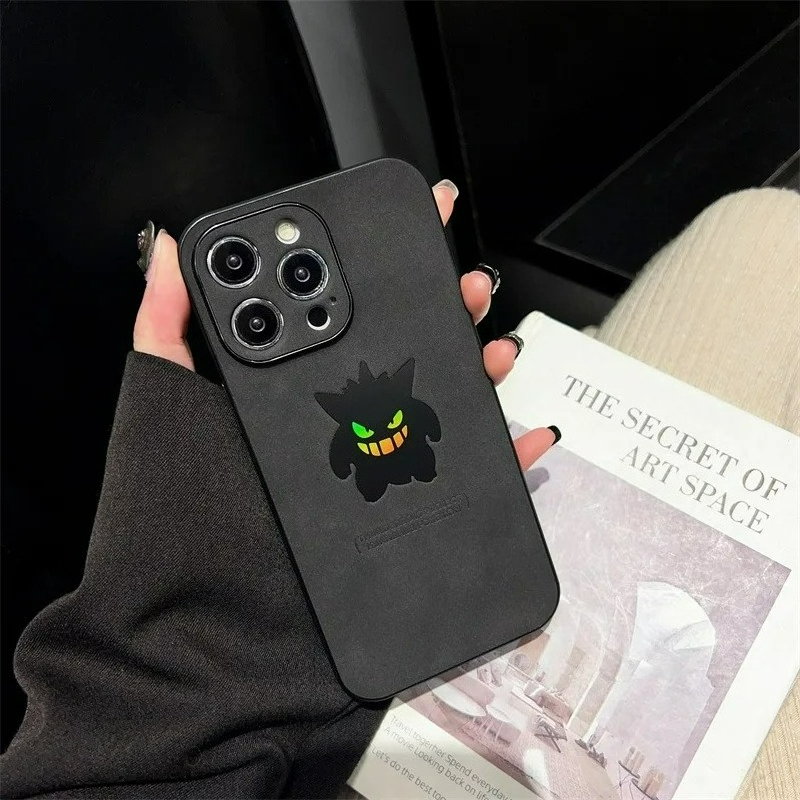 Cartoon Anime Gengar Leather T - Apple Iphone 15 Pro Max 评论和价格