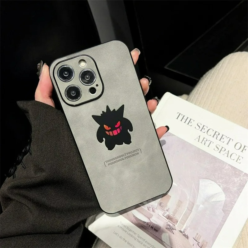 Cartoon Anime Gengar Leather T - Apple Iphone 15 Pro Max 评论和价格