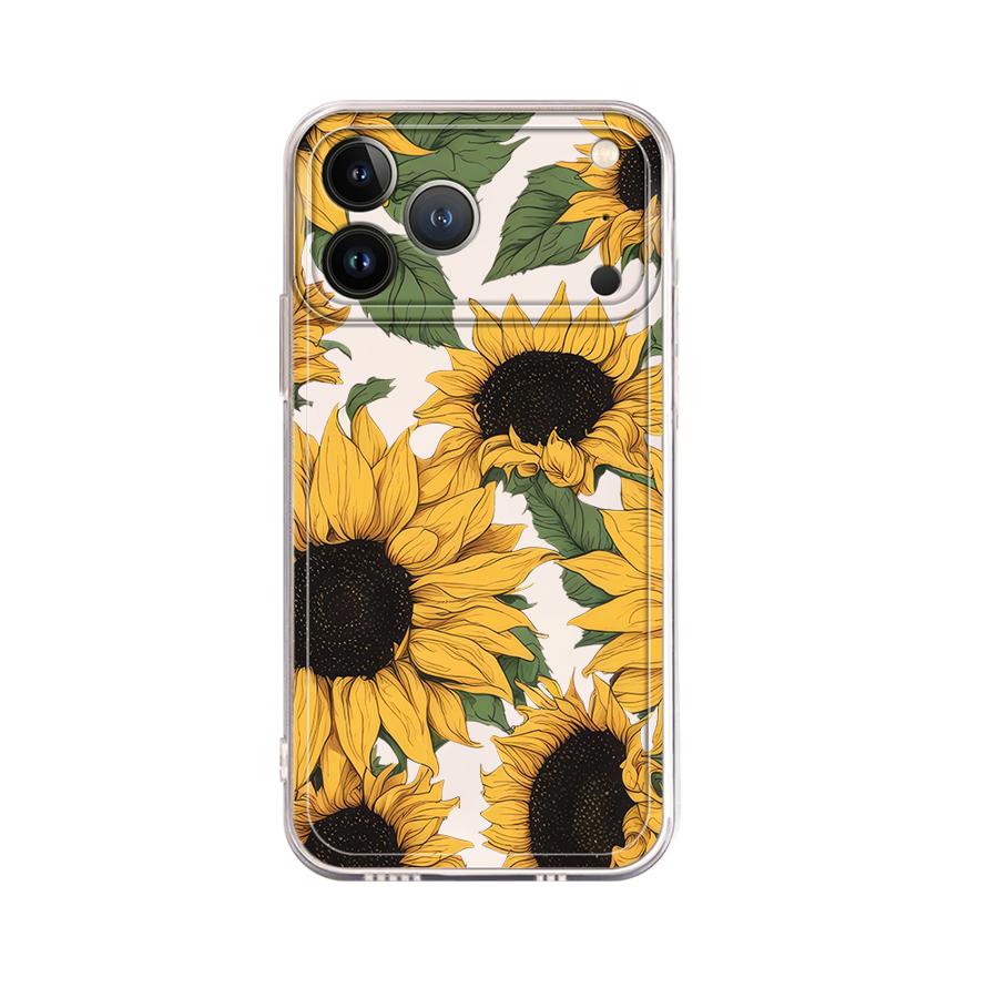 Cute Sunflower Pattern Case fo - Apple Iphone 15 Pro Max 评论和价格