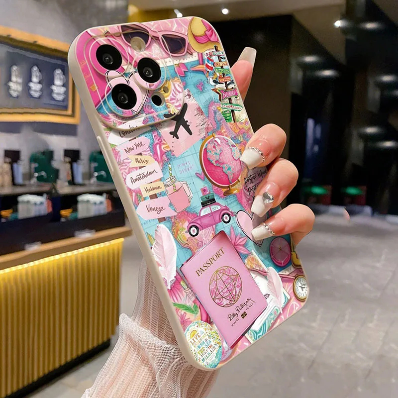 Travel Plane Printed Matte Ant - Apple Iphone 15 Pro Max 评论和价格