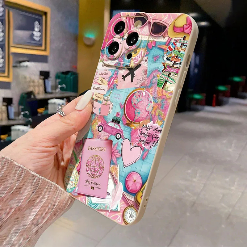 Travel Plane Printed Matte Ant - Apple Iphone 15 Pro Max 评论和价格
