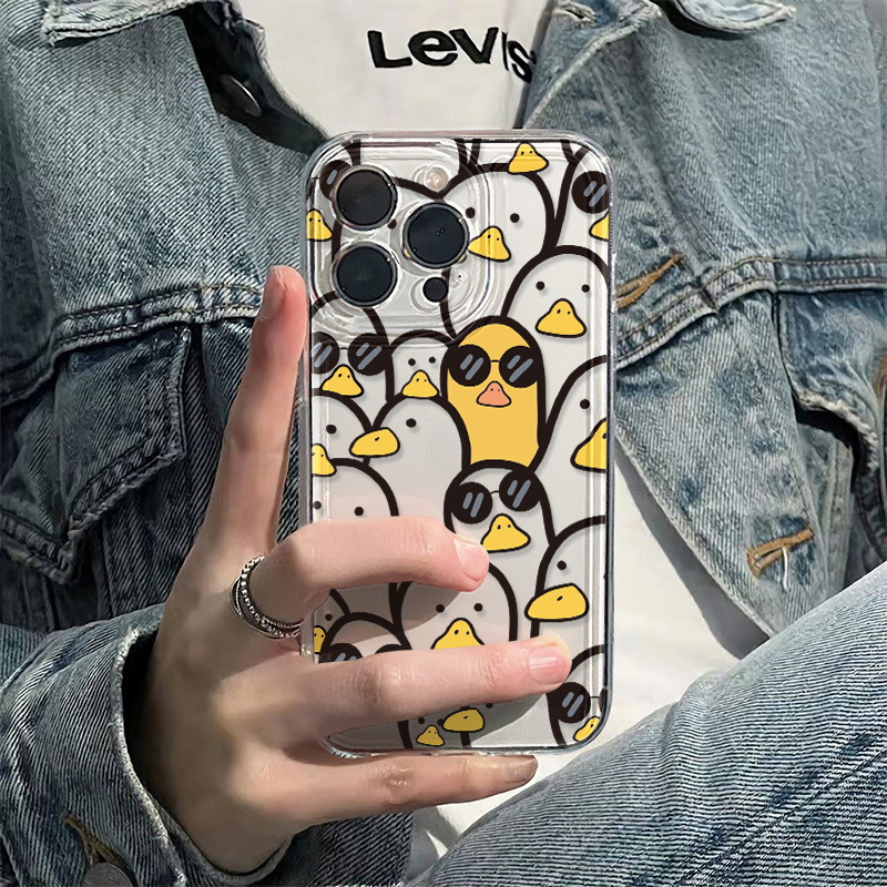Cute Cartoon Duck Case Girls F - Apple Iphone 15 Pro Max 评论和价格