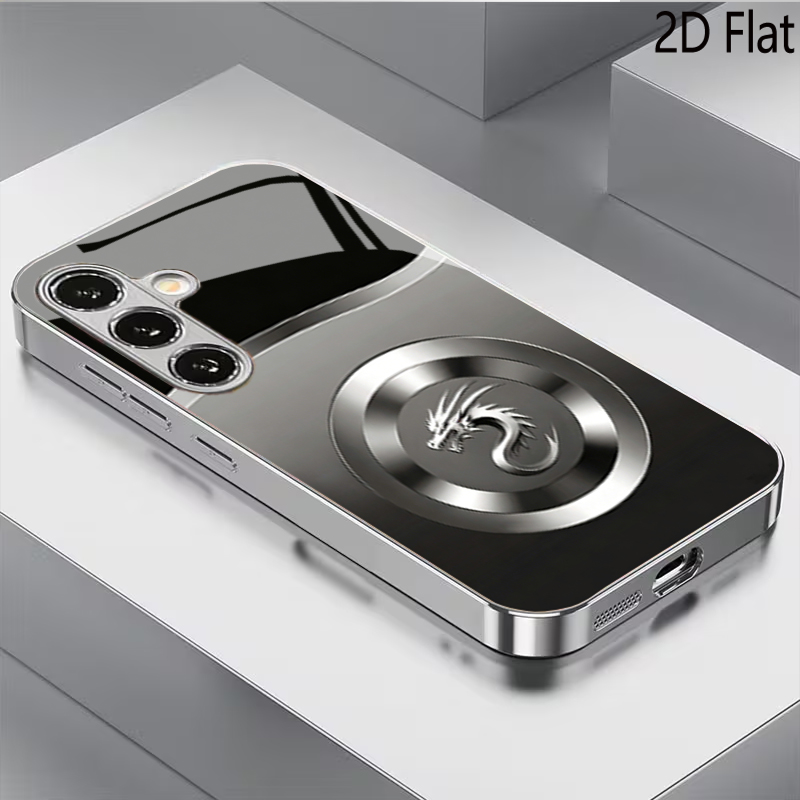 Silver Dragon Metal Signag for - Samsung Galaxy A55 评论和价格