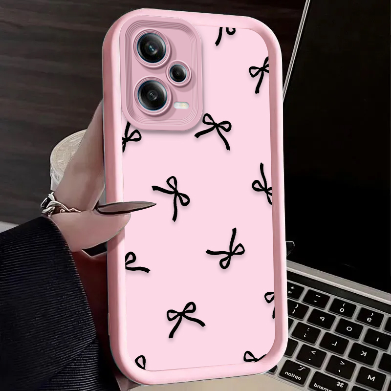 Black Love Heart Bowknot Phone - Xiaomi Redmi Note 13 评论和价格