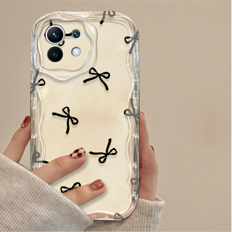 Black Bowknot love Heart Case  - Xiaomi Poco X6 评论和价格