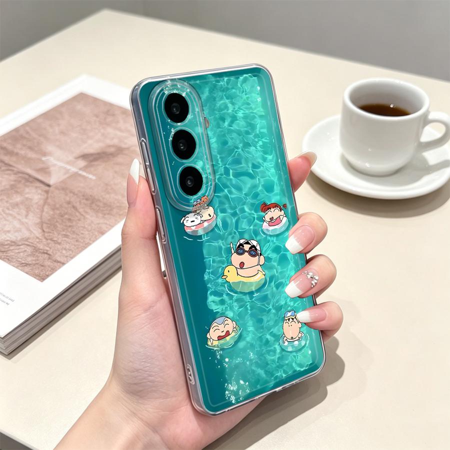 Yellow Umbrella Boy Phone Cove - Samsung Galaxy A55 评论和价格